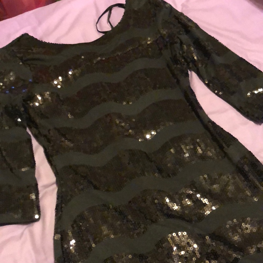 SEQUIN MINI DRESS